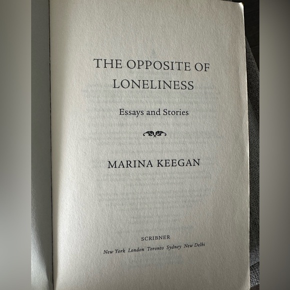 The Opposite of Loneliness. Paperback Book. - Picture 3 of 3